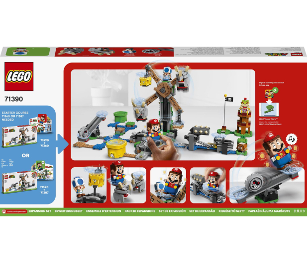 LEGO Super Mario 71390 Zestaw dodatkowy Reznor - 1022677 - zdjęcie 6